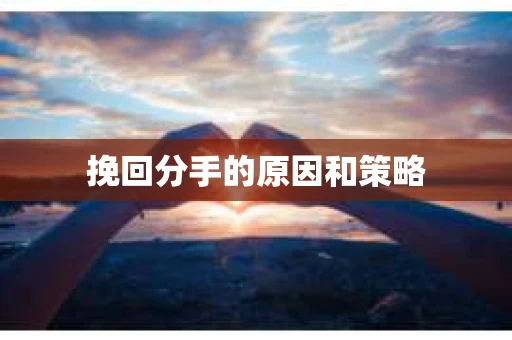 挽回分手的原因和策略