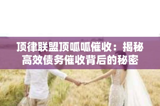 顶律联盟顶呱呱催收：揭秘高效债务催收背后的秘密