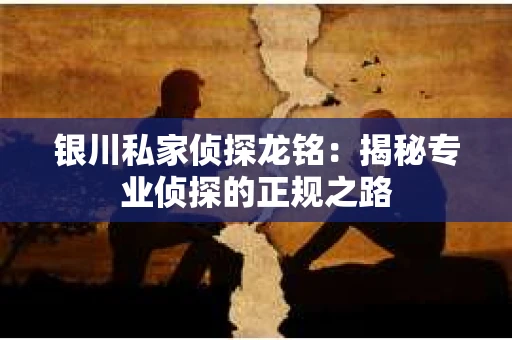 银川私家侦探龙铭：揭秘专业侦探的正规之路