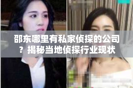 邵东哪里有私家侦探的公司？揭秘当地侦探行业现状