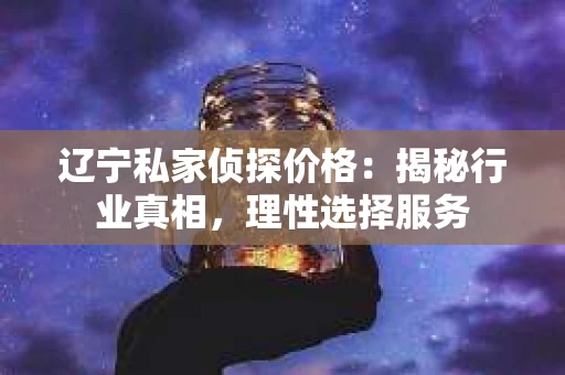 辽宁私家侦探价格：揭秘行业真相，理性选择服务
