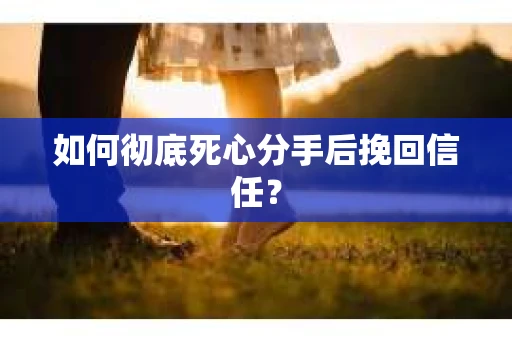如何彻底死心分手后挽回信任？