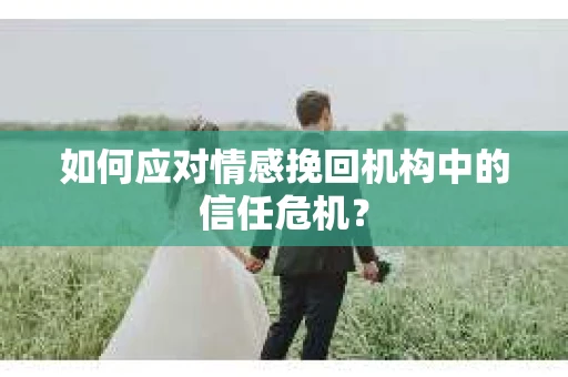 如何应对情感挽回机构中的信任危机？
