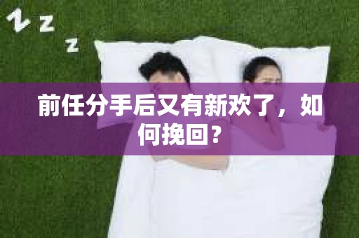 前任分手后又有新欢了，如何挽回？