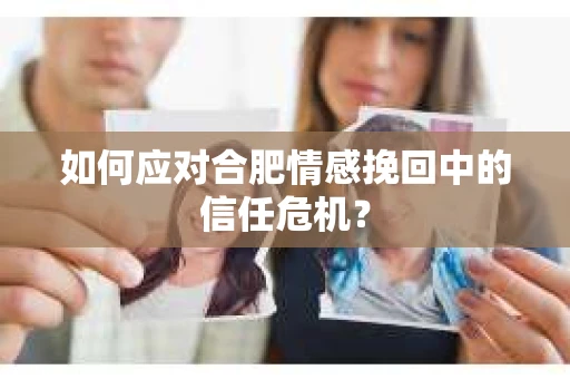 如何应对合肥情感挽回中的信任危机？